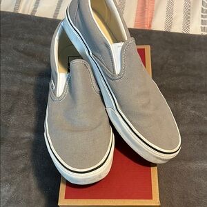 Vans Women's Gray Slip-On Shoes